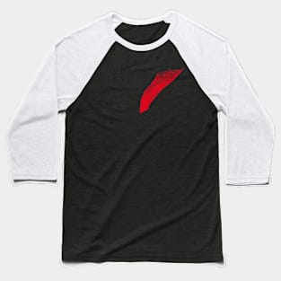 Red Stripe - Vintage Baseball T-Shirt